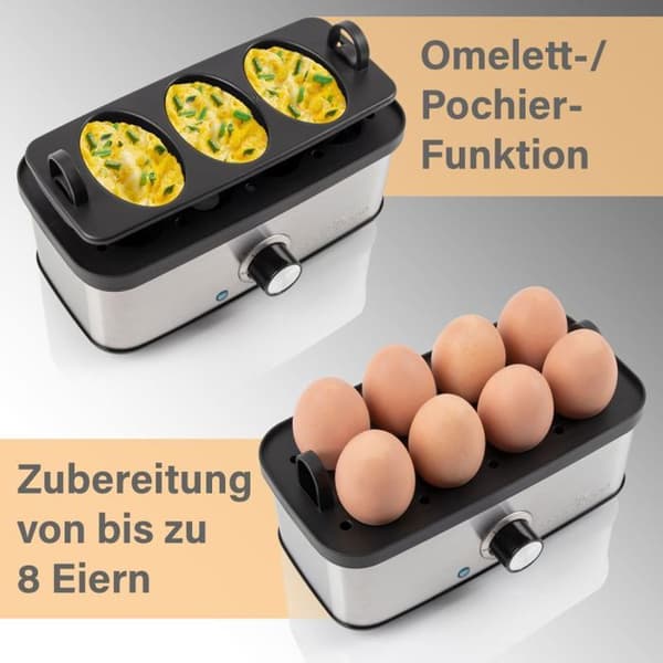 Proficook PC-EK1275 äggkokare Rostfritt stål