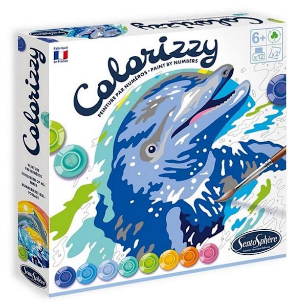 Färgning Colorizzy: Dykare Blå