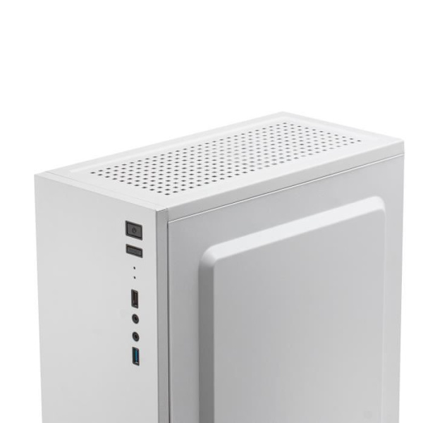 Spelchassi ATX - Mars Gaming - MC100 Vit - FRGB Fläkt 9cm - Konvektionskylning - RGB-belysning