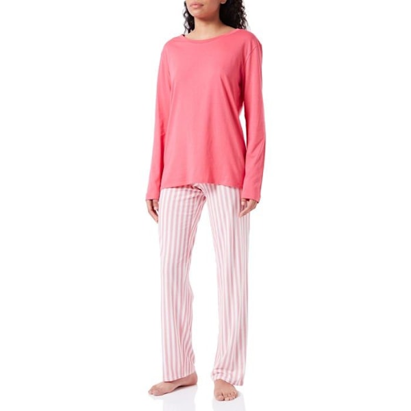 Pyjamas - nattlinne Schiesser - 176987 - lång pyjamas dam sätt Godis rosa 40