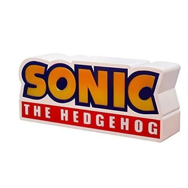 Sonic the Hedgehog vägglampa - Fizz Creations - Luminous logotyp - Vit - LED - Modernt - Design