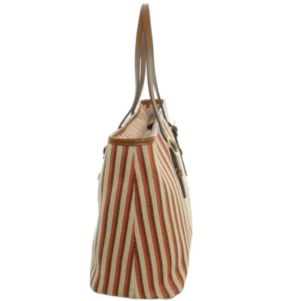 MAC DOUGLAS Everton Paloma axelväska - Beige RP20 - Läder - 35x26x15cm - Snäppstängning