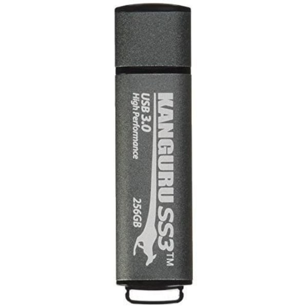 USB-minne - Kanguru Solutions - KF3WP-256G - 256 Go - USB 3.0 - Skrive-skydd Grön