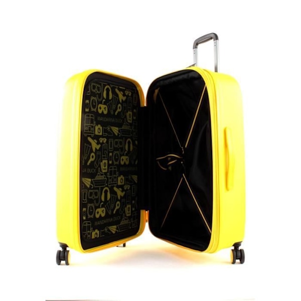 Vagn - MANDARINA DUCK - Logoduck M - Gul - 4 hjul - Mjuk Gul