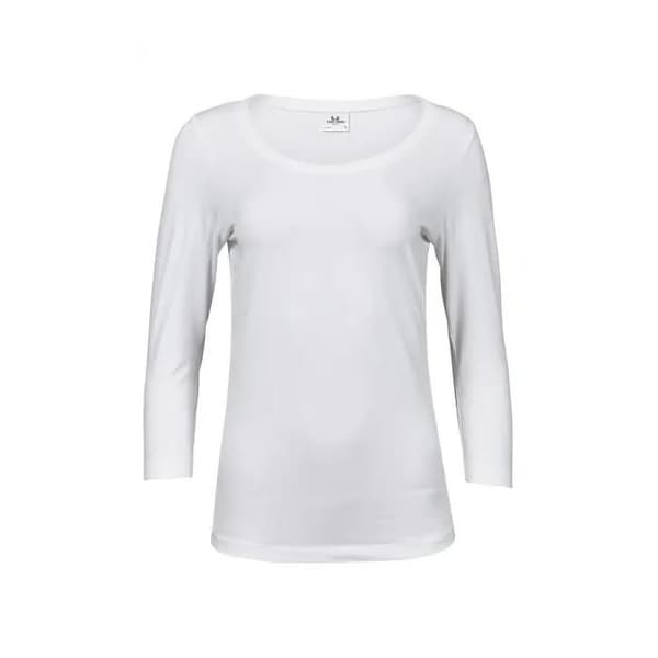 T-shirt med 3/4 ärm dam Tee Jays Stretch - vit vit M