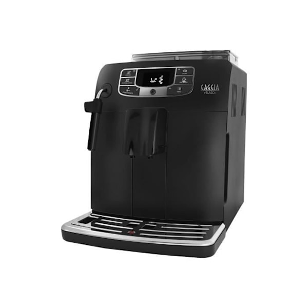 Gaggia Velasca RI8260 Automatisk kaffemaskin med "Cappuccino" ångmunstycke svart