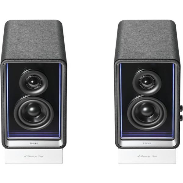Monitorhögtalare - EDIFIER - QR65 - 70 W - Bluetooth 5.3 - RGB-ljuseffekter Svart