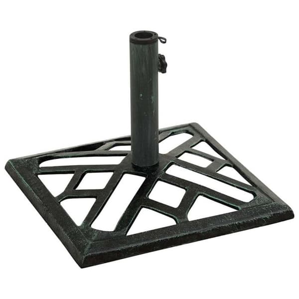 vidaXL Parasoll Bas Grön 44x44x31 cm Gjutjärn 317760
