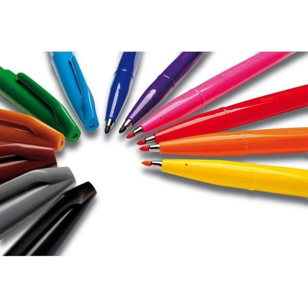 Stylo Roller - Pentel - Icke permanent - Gul - Vattenbaserat bläck - 2 mm Gul