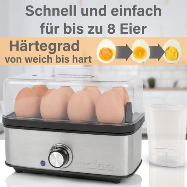 Proficook PC-EK1275 äggkokare Rostfritt stål