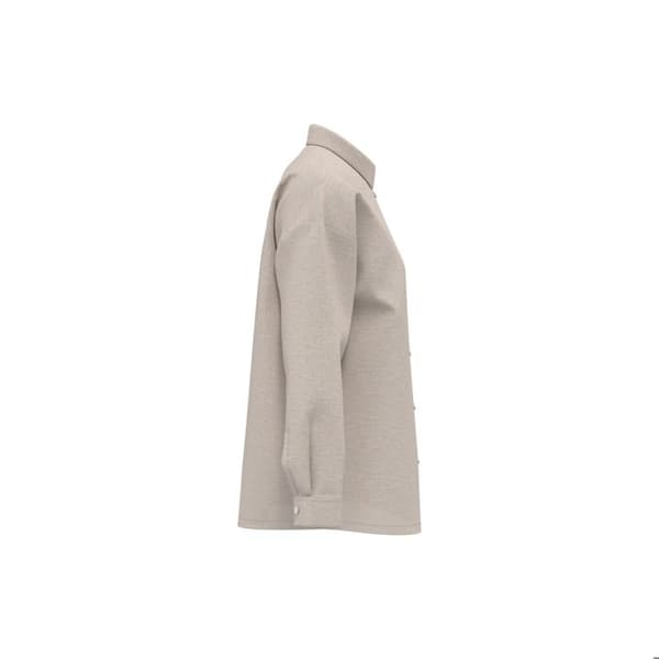 Oversized långärmad linneblus för kvinnor Spasso - lin linne jag