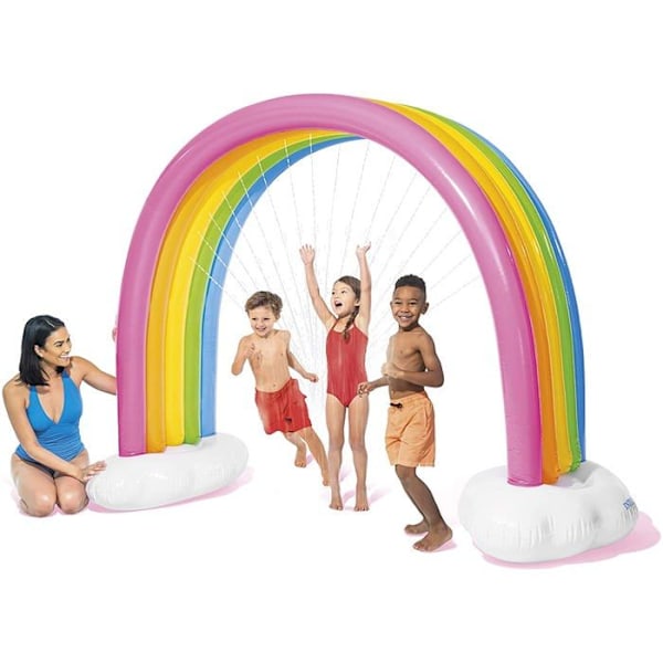 Sprinkler - INTEX - Arc en Ciel XXL - Bas fylld med vatten - Trädgårdsbevattning - Flerfärgad Flerfärgad