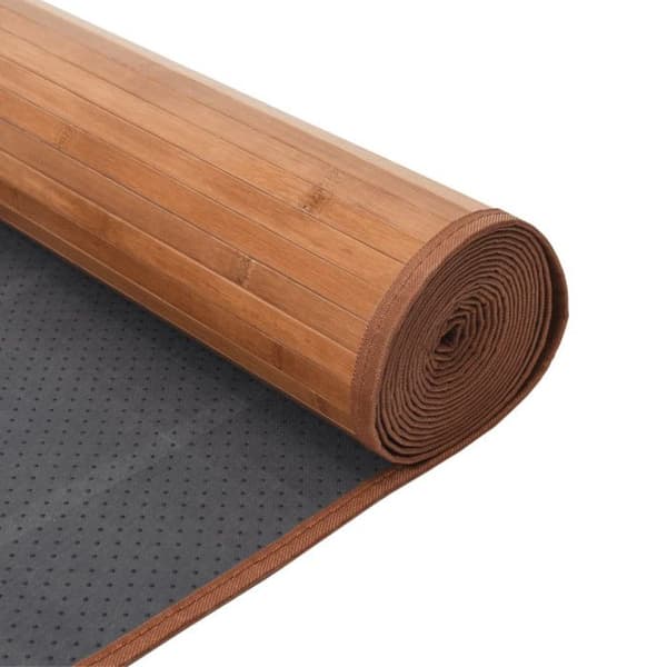 Rektangulär naturlig matta 100x200 cm bambu
