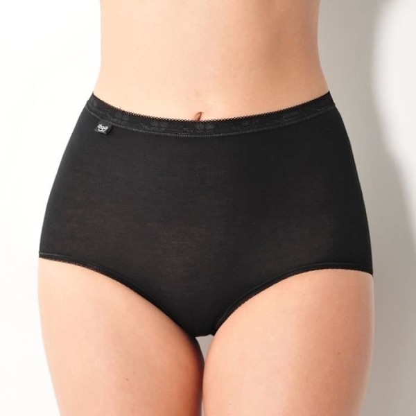 BRIEFS varumärke SLOGGI BASIC + MAXI (3 BRIEFS + 1 GRATIS) färg SVART SVART 42