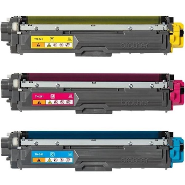 Pack toner TN241CMY-BROTHER-Cyan, Magenta, Yellow-3x1400 p.-DCP-9015, DCP-9020, HL-3140, HL-3150, HL-3170, MFC-9140, MFC-9330 etc