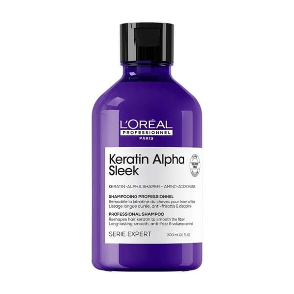 Serie Expert Keratin Alpha Sleek Schampo 300 ml
