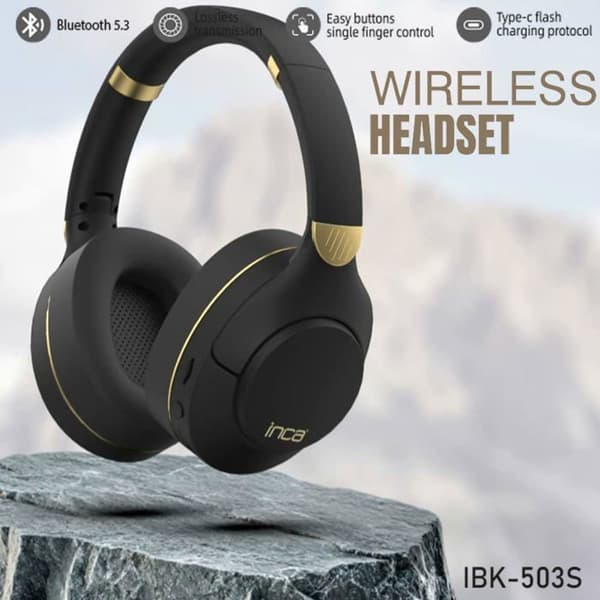 Bluetooth-hörlurar - İnca - IBK-503 - 12h autonomi - ergonomisk - SD-kort