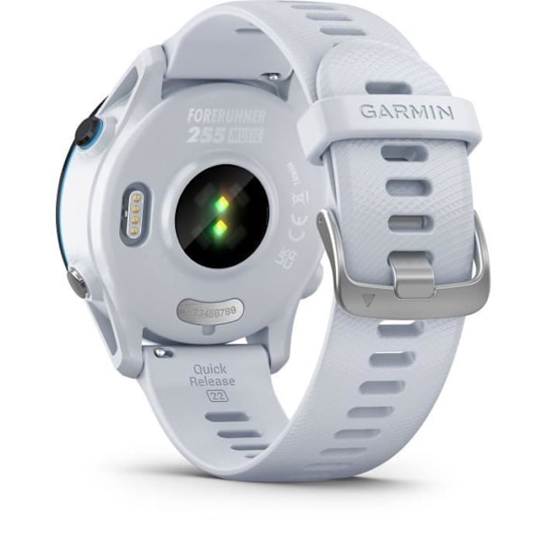 Garmin Forerunner 255 Music smartklocka, Vit, 46mm/41mm, Multisport Vit