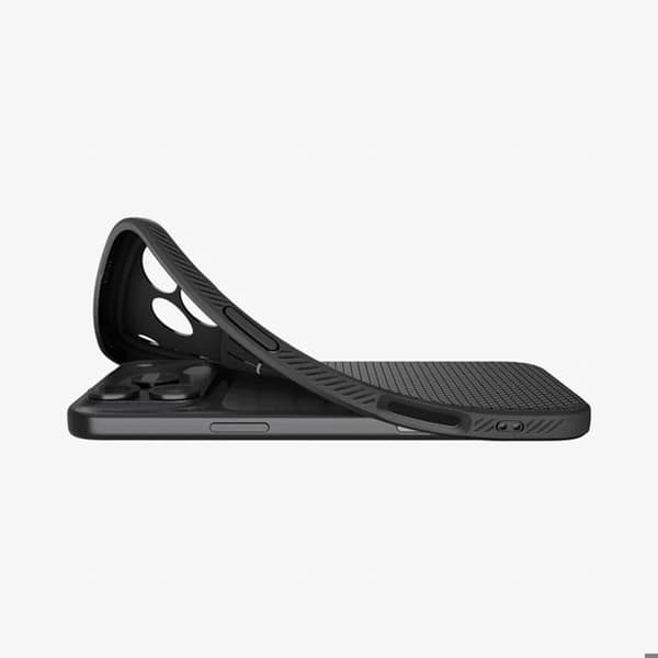 Spigen Coque Liquid Air™ Apple iPhone 17 Pro Max - Matt Svart Svart