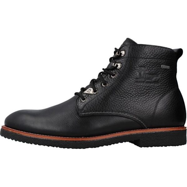 Panama Jack 115698 ankelstövel för män i svart textil med Goretex-sula Svart 42