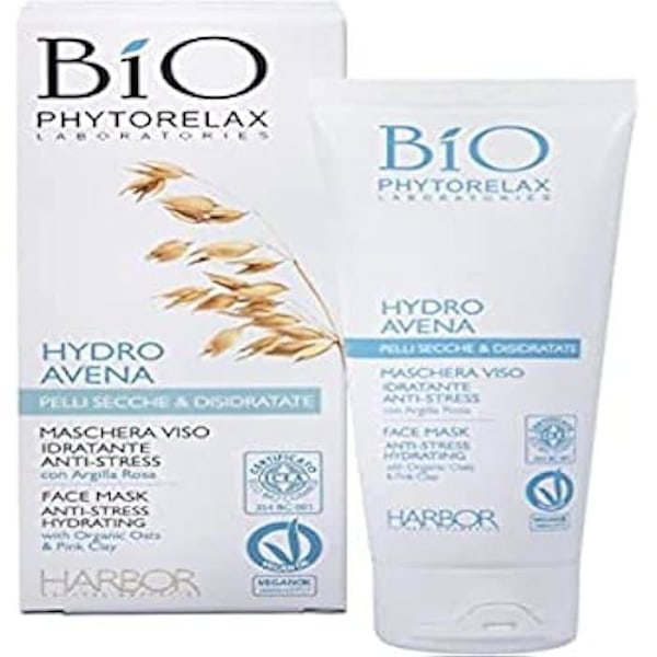 Ansiktsmask - PHYTORELAX - Hydro Avena - 75ml - Antistress - Alla hudtyper