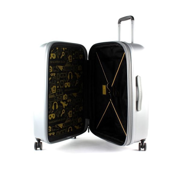 Resväska - MANDARINA DUCK - Logoduck + Trolley M - Grå - 4 hjul - 70,5 l grå