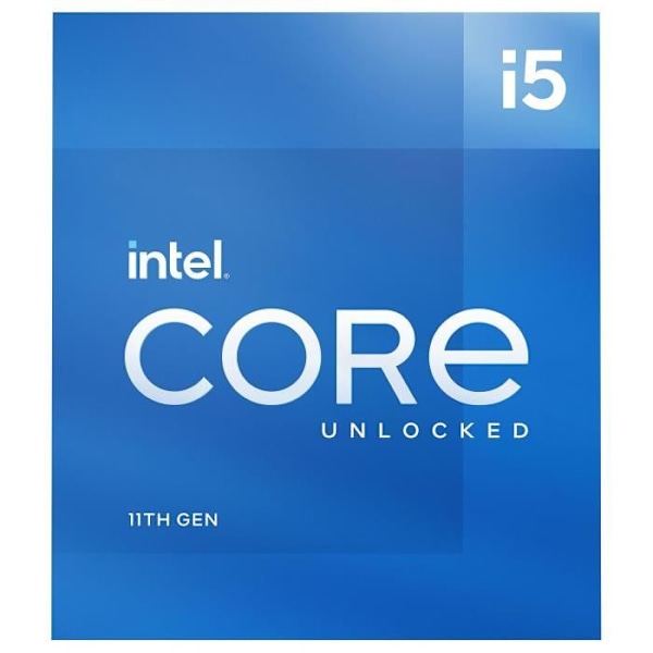 INTEL - Intel Core i5-11400-processor - 6 kärnor / 4,4 GHz - Sockel 1200 - 65W