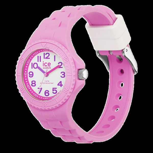 ICE WATCH Watch - Girls - 020328 - Rosa silikon - Vattentålig 10 Atm - Silikonrem av hög kvalitet Rosa