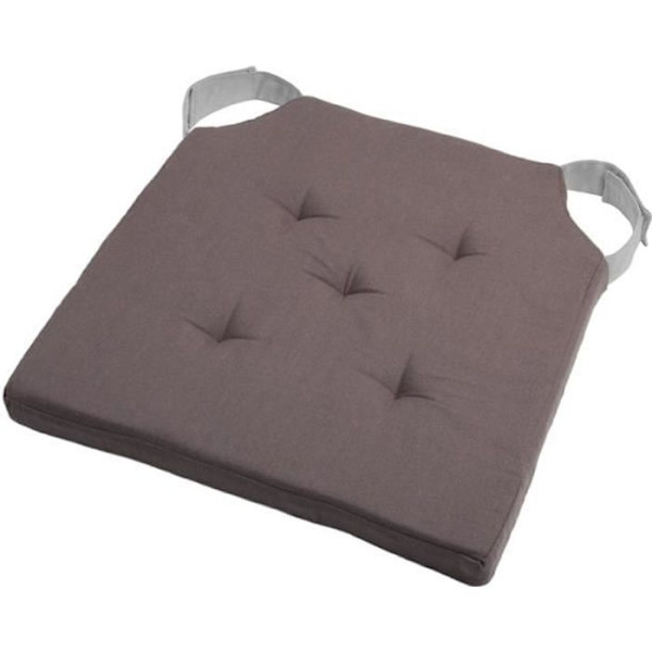 Stolskydd - Duo - Grå - 38x38 cm - 100% bomull - Inomhus Grå