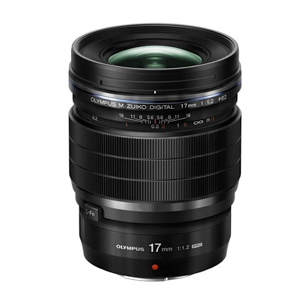 Olympus för hybrid micro 4/3 objektiv pro 17mm f/1.2 Svart