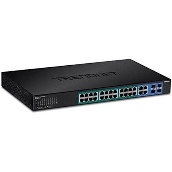 Ethernet-switch - TRENDNET - TPE-5028WS - 28 portar - PoE+ - Modulär - 1U