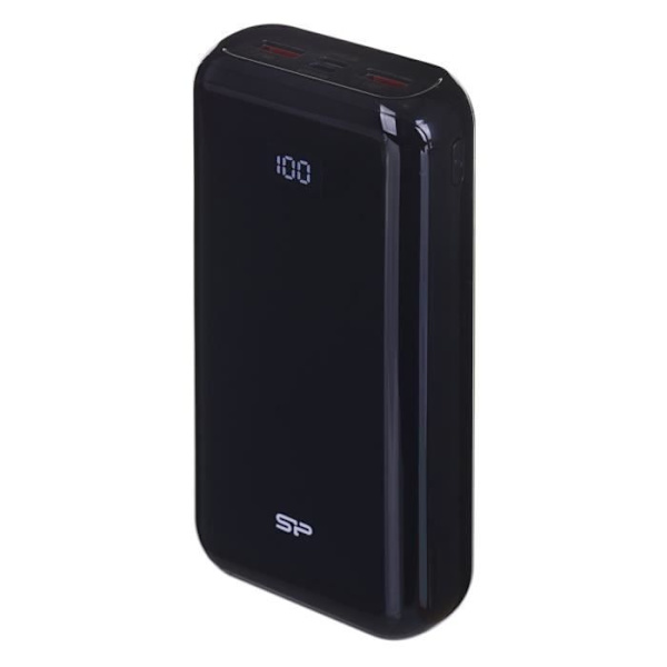 SILICON POWER QS28 LITHIUM POLYMER (LIPO) 20000 MAH SVART (SP20KMAPBKQ