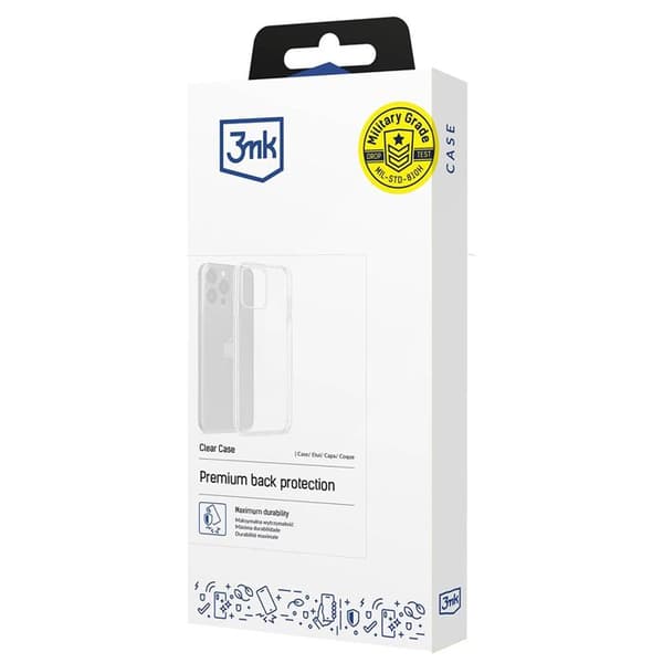 Coque ClearCase 3MK för iPhone 16 Transparent Transparent