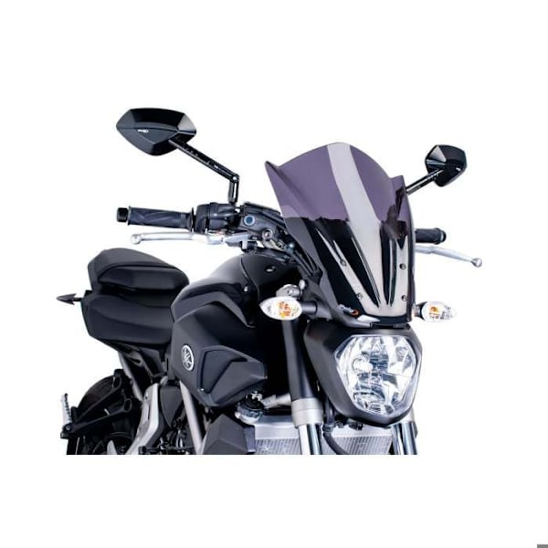 PUIG Naked Touring Vindskydd Mörkt Tonat för Yamaha MT-07 7016F