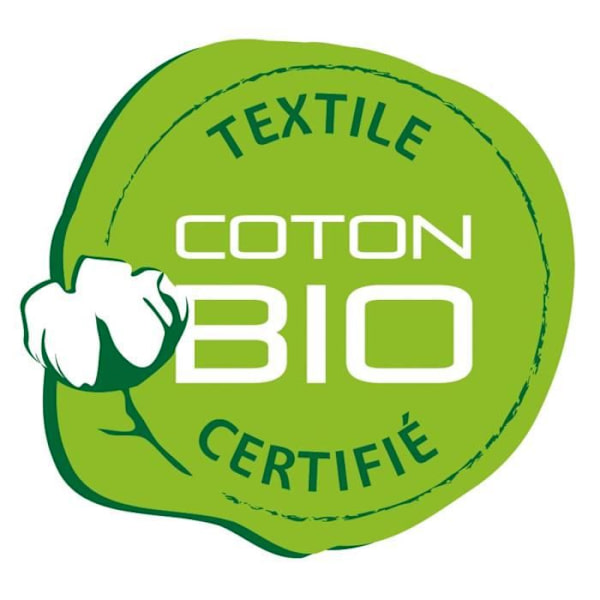ABEIL Comfort Sensation 100% ekologisk bomull varmt täcke 140x200 cm vit Vit