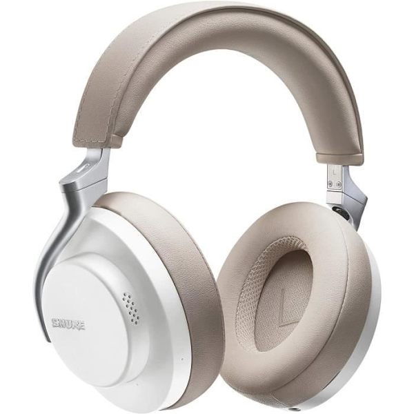 SHURE AONIC 50 trådlösa hörlurar - Vit - Justerbar brusreducering och miljöläge Vit