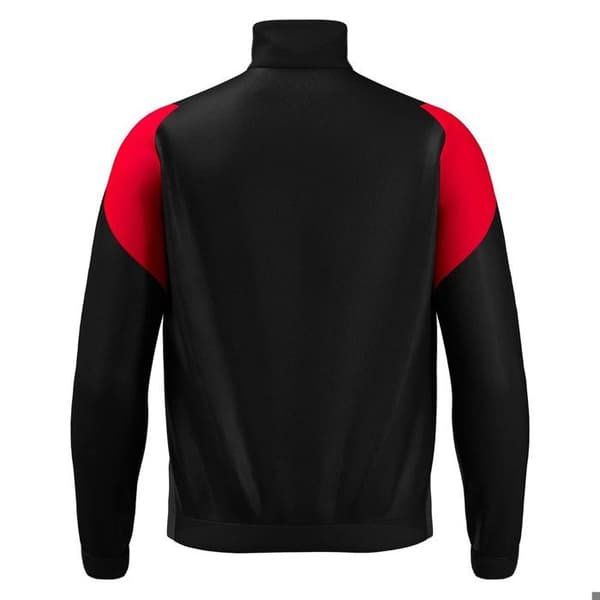 Macron Prometheus full zip träningsjacka svart röd XXL