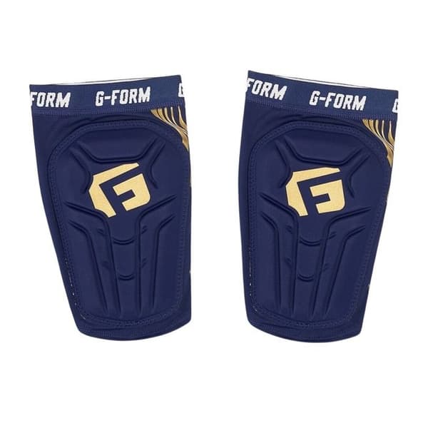 G-Form V2 CE benskydd marinblå/guld S