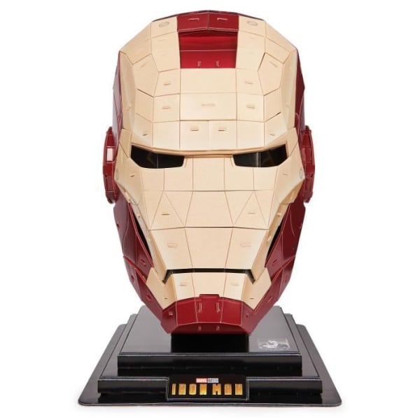 Marvel - IRON MAN HJÄLM - 4D-modell att bygga