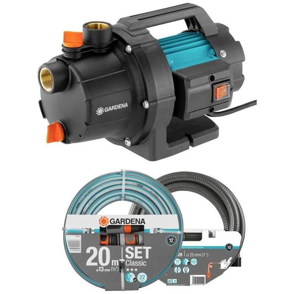 GARDENA 3000/4 Basic Set Trädgårdspump 3000 l/h 35 m