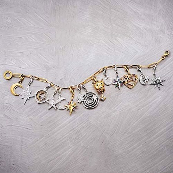 Charm - Thomas Sabo - Babyskor - Sterling Silver 925 - Karbinhake - Unisex Silver/Blå