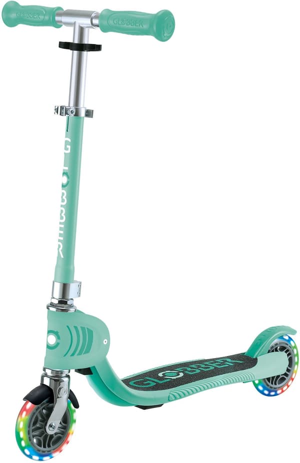 Tvåhjulig sparkcykel - GLOBBER - FLOW FOLDABLE JUNIOR LIGHT - Mint MINTPASTELL