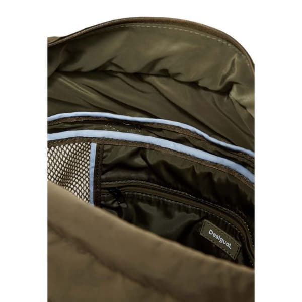 Desigual Ryggsäck för fritid i khaki för kvinnor och män - Basic Modular Discover Backpack Khaki 321008 kaki