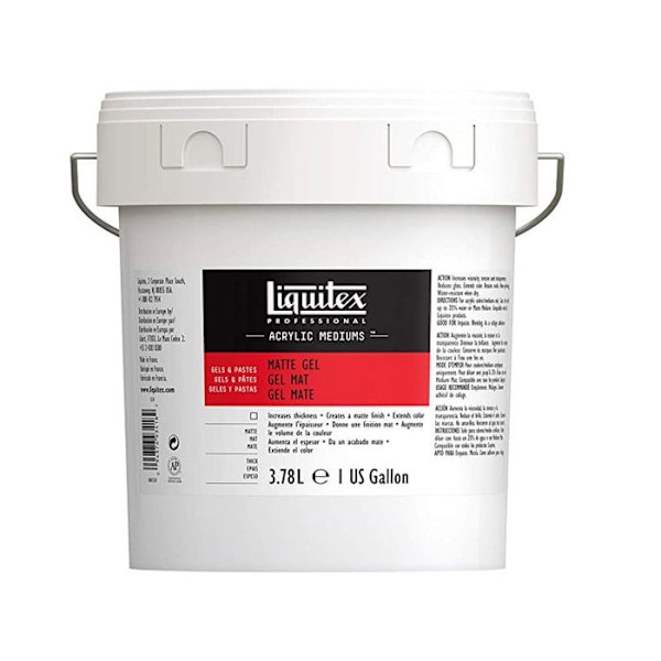 Färg - lack - behandling (bets - dekorativa effekter) Liquitex - 5324 - Tillsats - Medium Matt Gel Hink 3,78L
