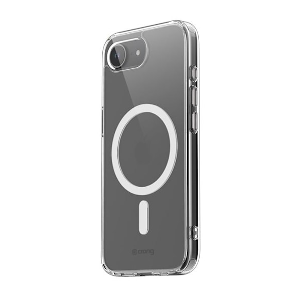 Coque för iPhone 16e MagSafe (transparent) Crong Clear MAG Cover
