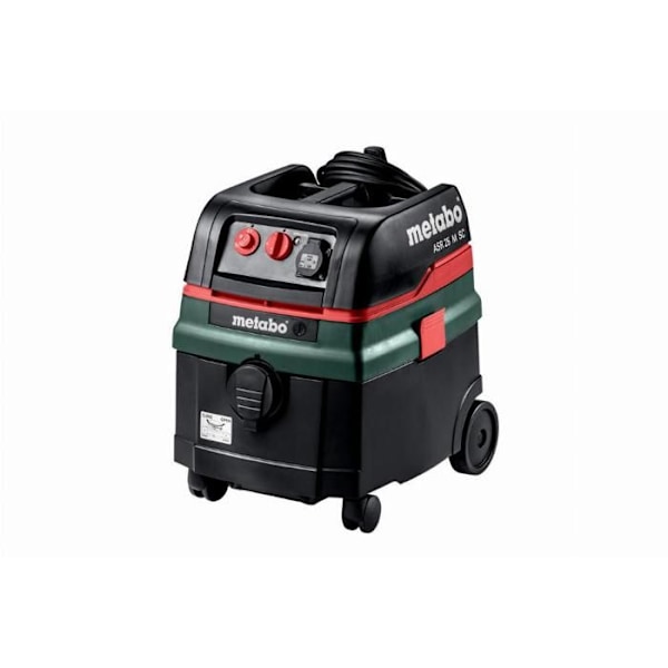 Metabo Allrounddammsugare ASR 25 M SC, kartong, med elektromagnetisk skakare - 602070000