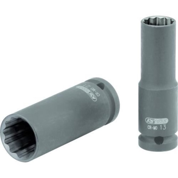 Lång 12-punkts slaghylsa 1/2" - KSTOOLS - 21 mm - Krom-molybden