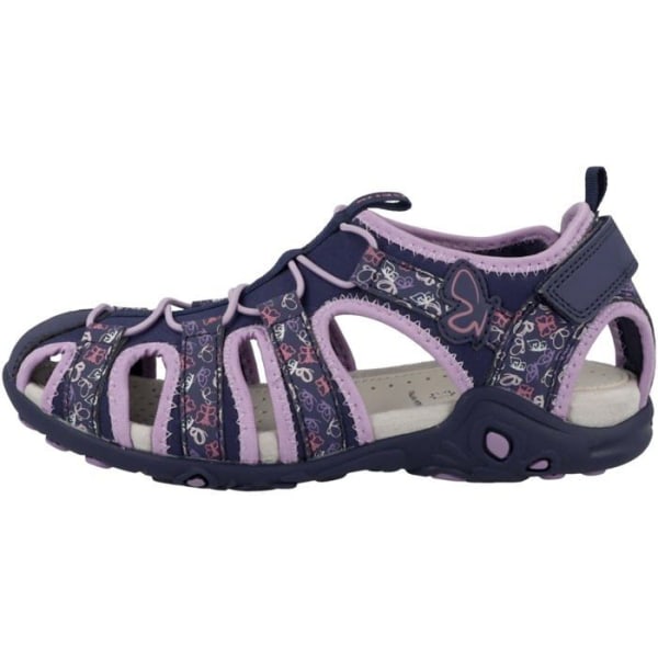 Sandal - barfota Geox - J35GRA015CE - Girl Sandal Whinberry G Marinblå Dk Lilac 25