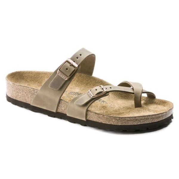 Birkenstock Mayari sandaler i brunt läder för dam - Storlek 35 kastanj 39