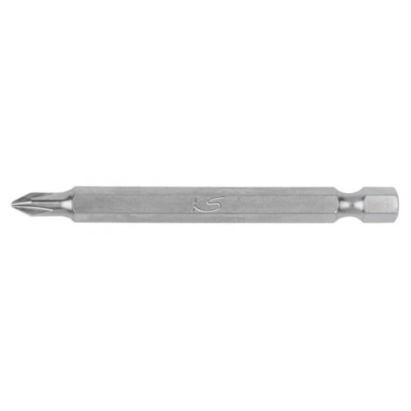 Skruvbits - KS TOOLS - 911.7730 - Förpackning med 5 - PHILLIPS® - L.75 mm - 1/4'''